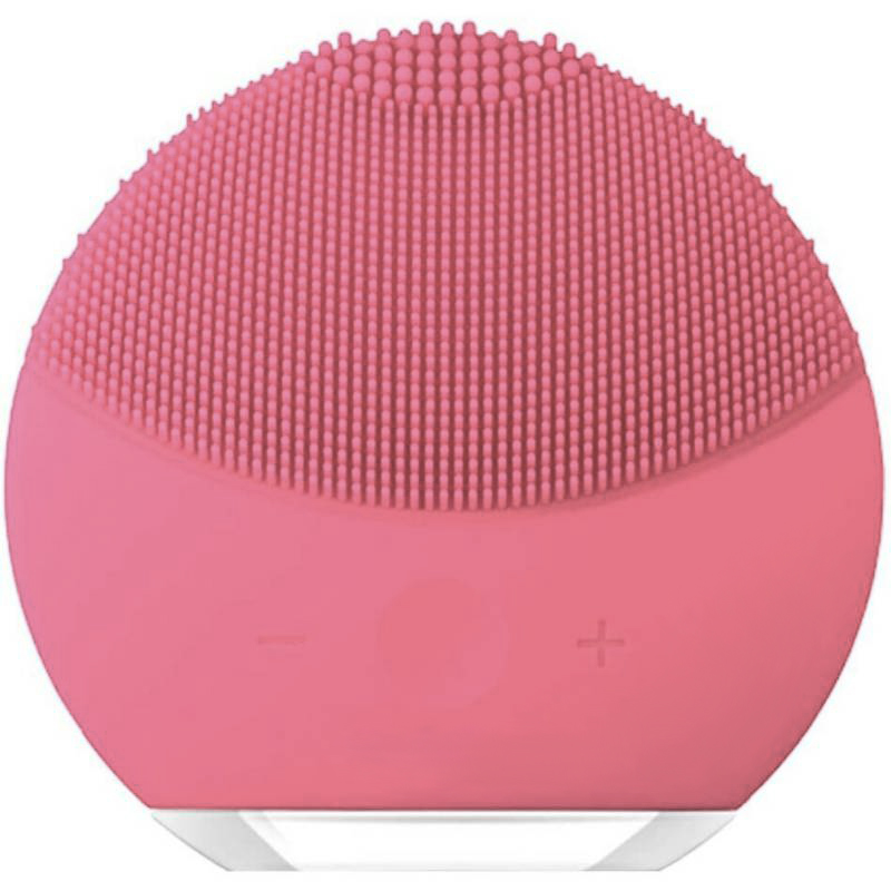 Masajeador Limpiador Facial Vibrador Forever Silicona Rosa Claro