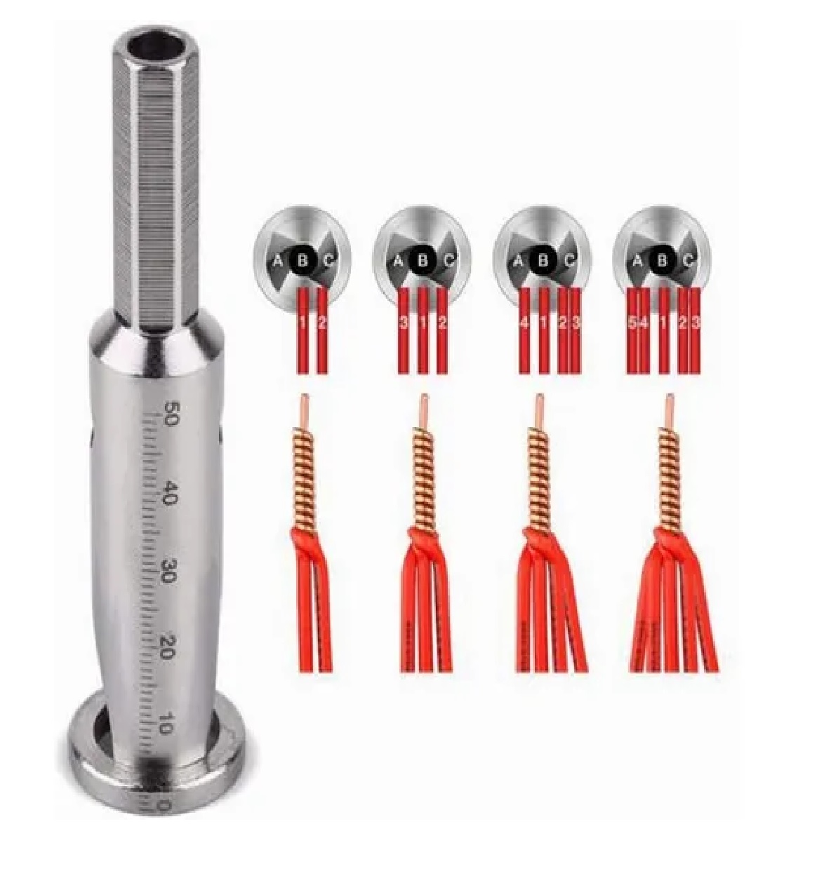 Pelacable Conexion Taladro Broca Entorchador Alambre