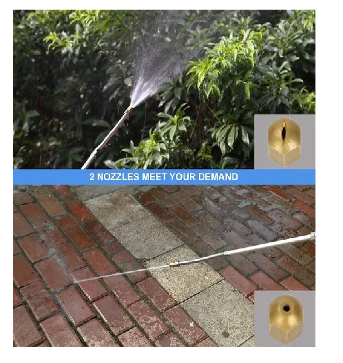 Pistola De Agua De Alta Presión Con Boquilla,negro