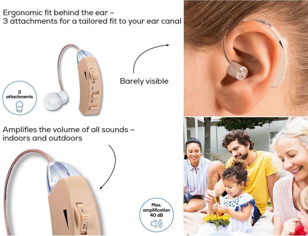 Audífono Problemas Auditivos Amplificador Sonido Ha50 Beurer.
