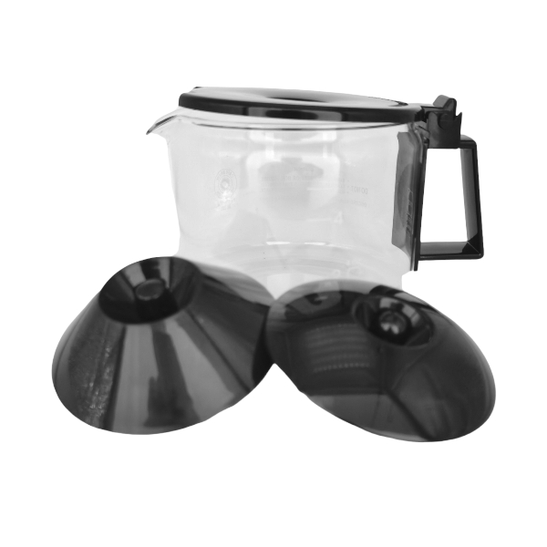 Jarra Cafetera Universal 5 Tazas Con Asa Y Tapa