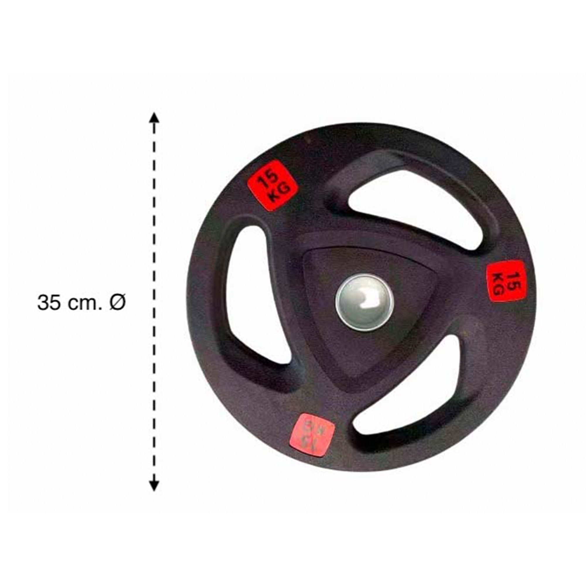 Discos Olimpico liso de 15 kg