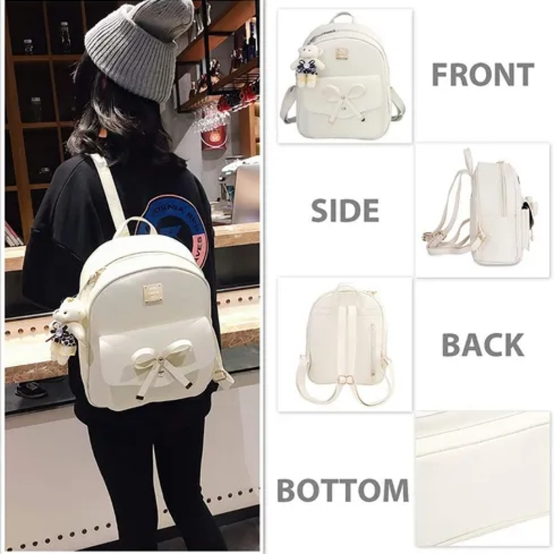 Conjunto De Mochila Y Bolsas Modernas Para Mujer, 3 Piezas