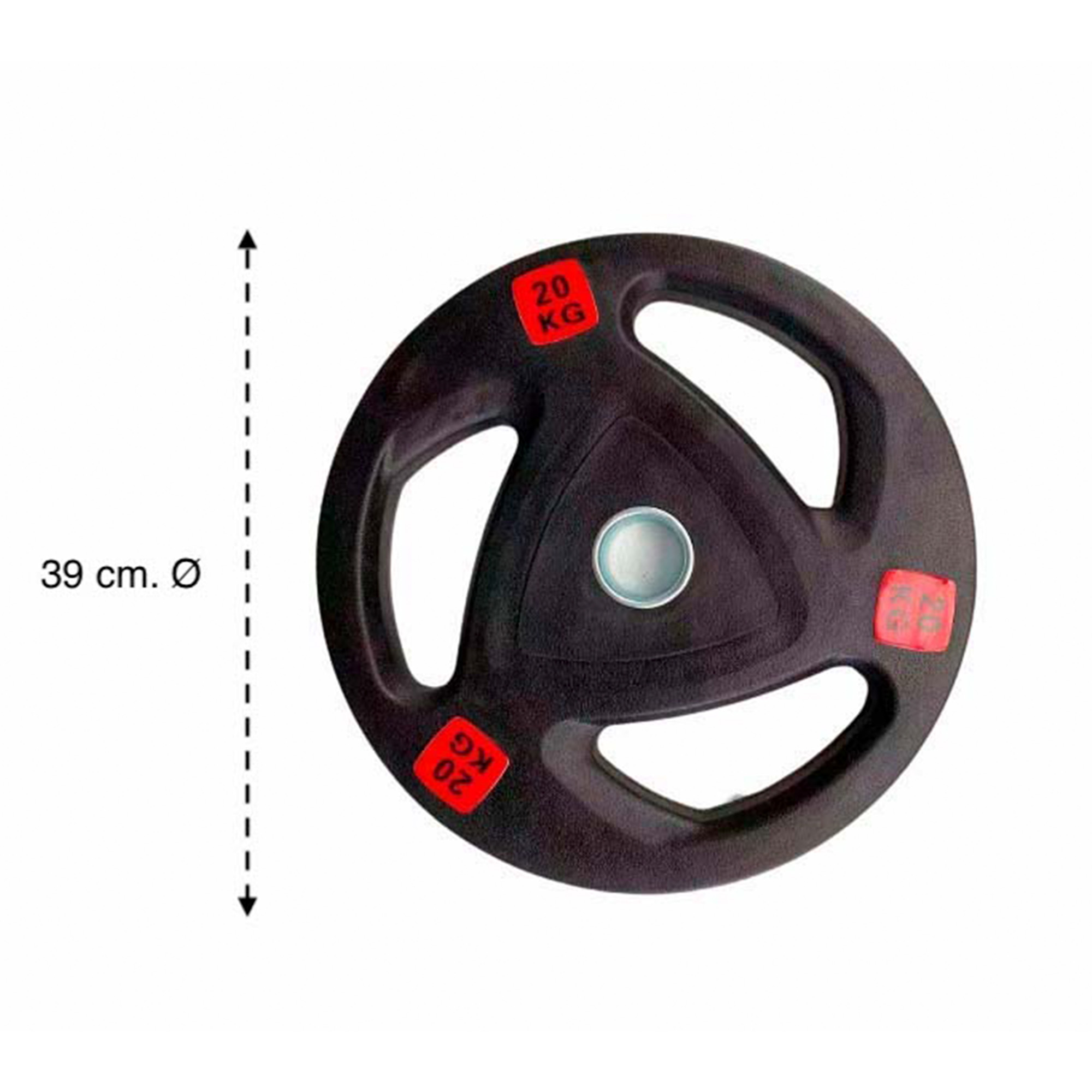 Discos Olimpico liso de 20 kg