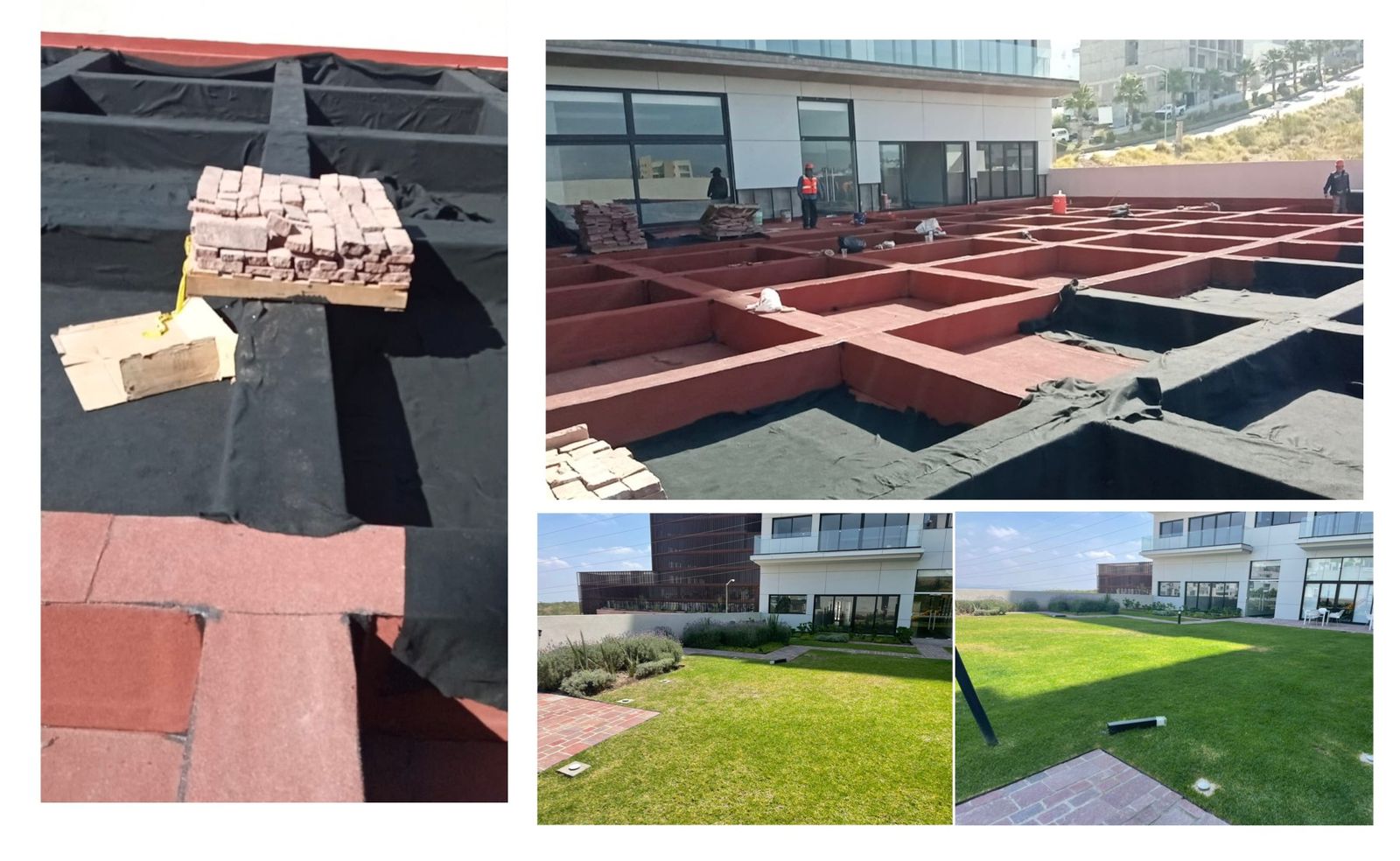 Malla Antimaleza Geotextil 200gr. Lienzo 6.72m2 (4.8mx1.4m)