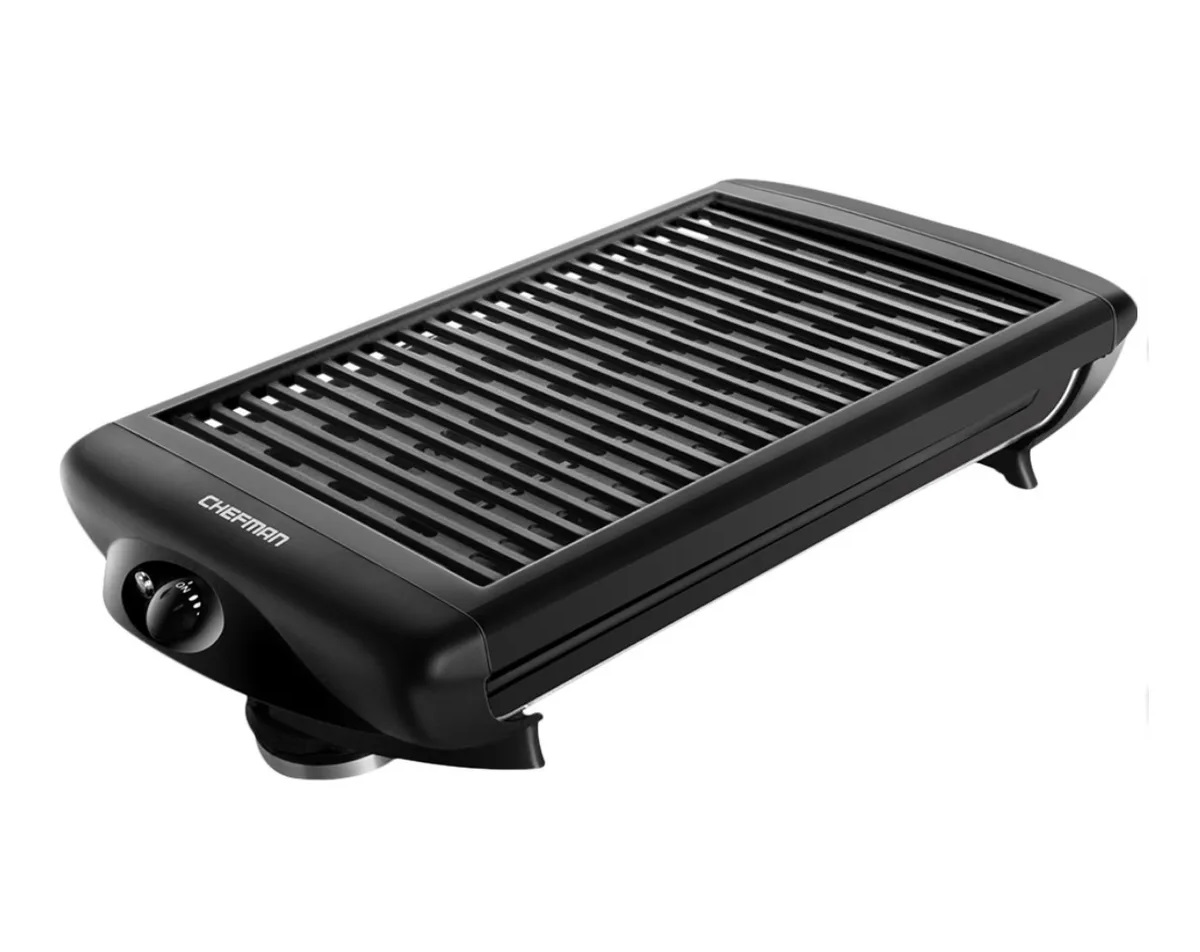 Parrilla Eléctrica Chefman Libre de Humo 50 cm Negra RJ23-SG