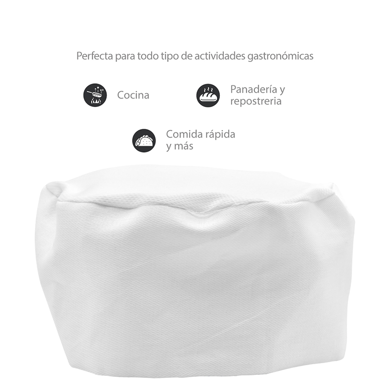 Cofia Chef Ajustable. Gorro Para Chef De Cocina Cómoda 