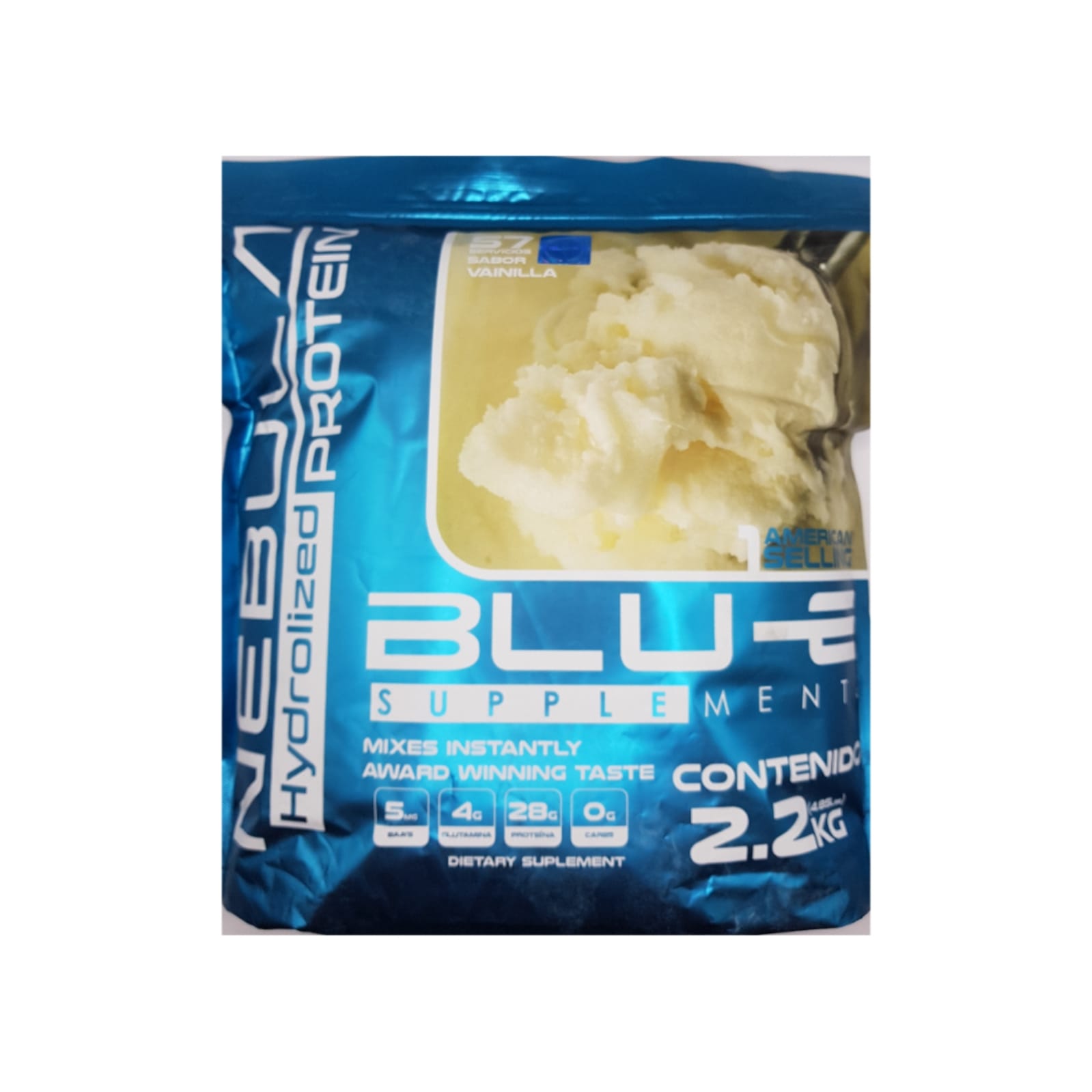 Nebula hydrolized Protein Blue-e 2.2kg (57 serv) Sabor Vainilla