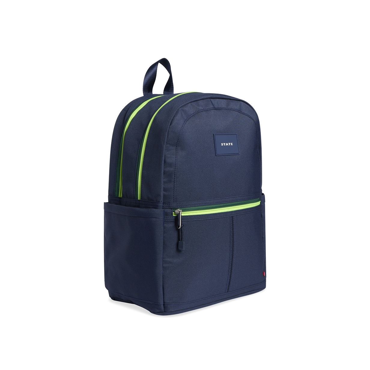 Mochila Azul Marino De Doble Bolsillo, State Bags 