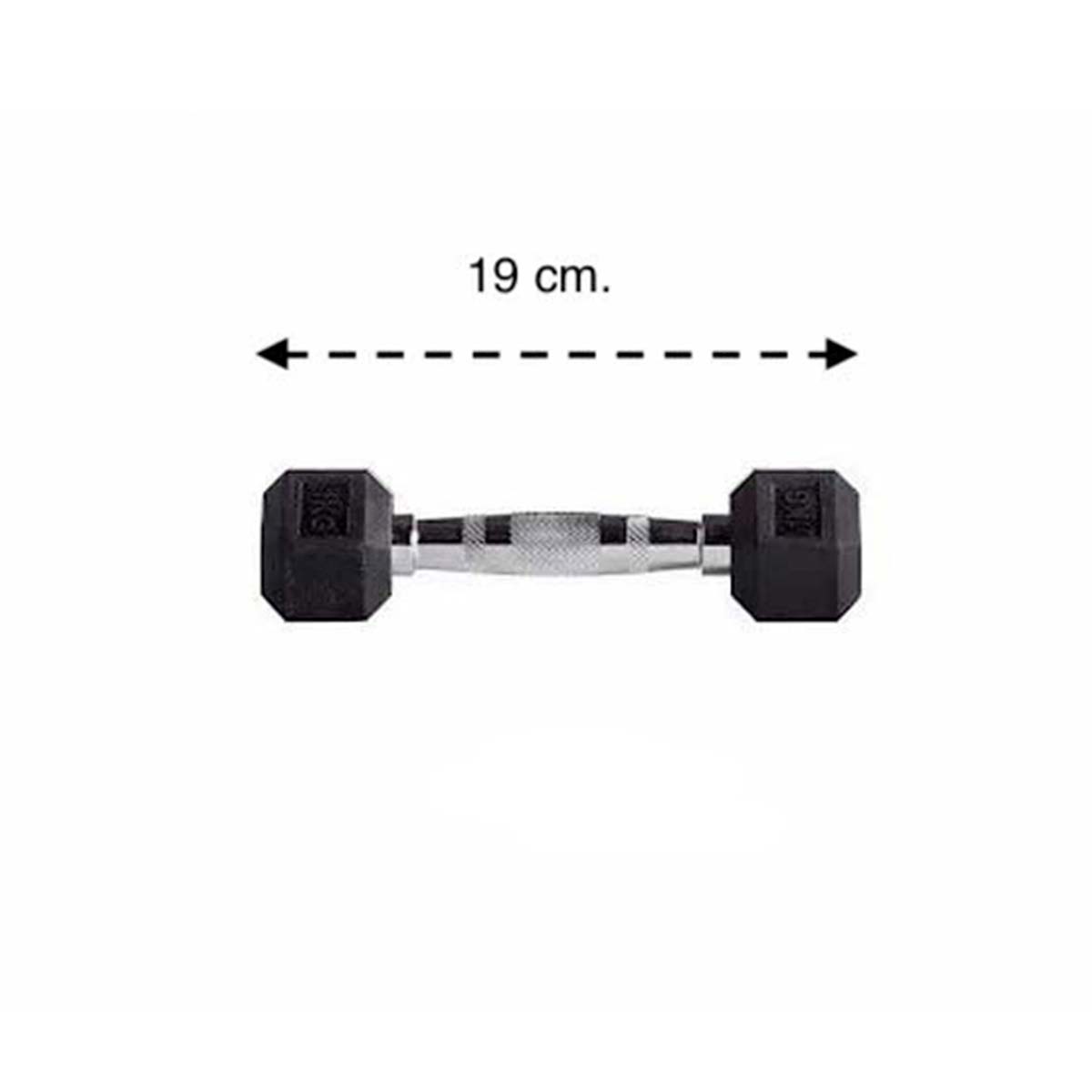 Mancuerna Hexagonal de 1kg