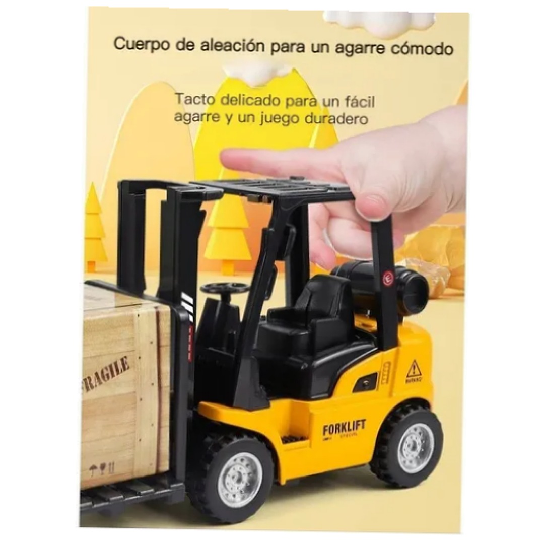Niño Alear Montacargas Juguete Carros Más 3 Años Escala 1:50