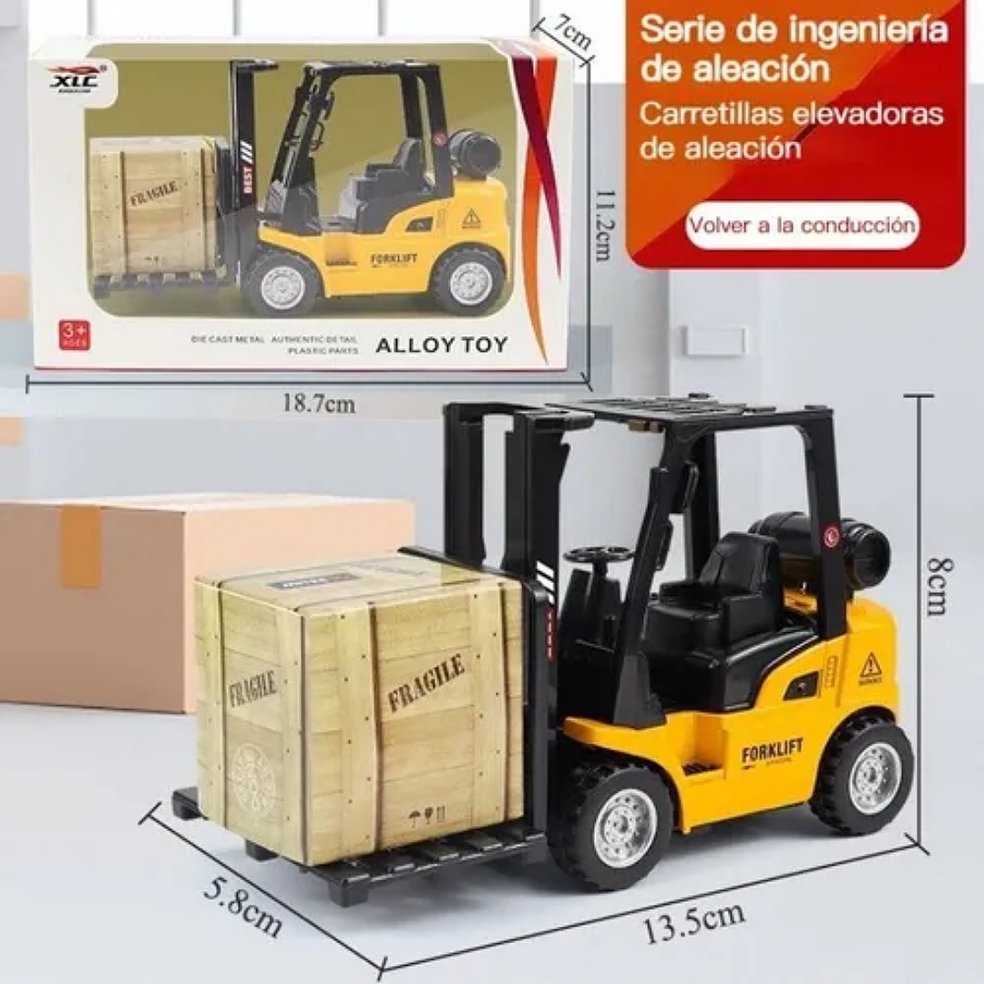 Niño Alear Montacargas Juguete Carros Más 3 Años Escala 1:50