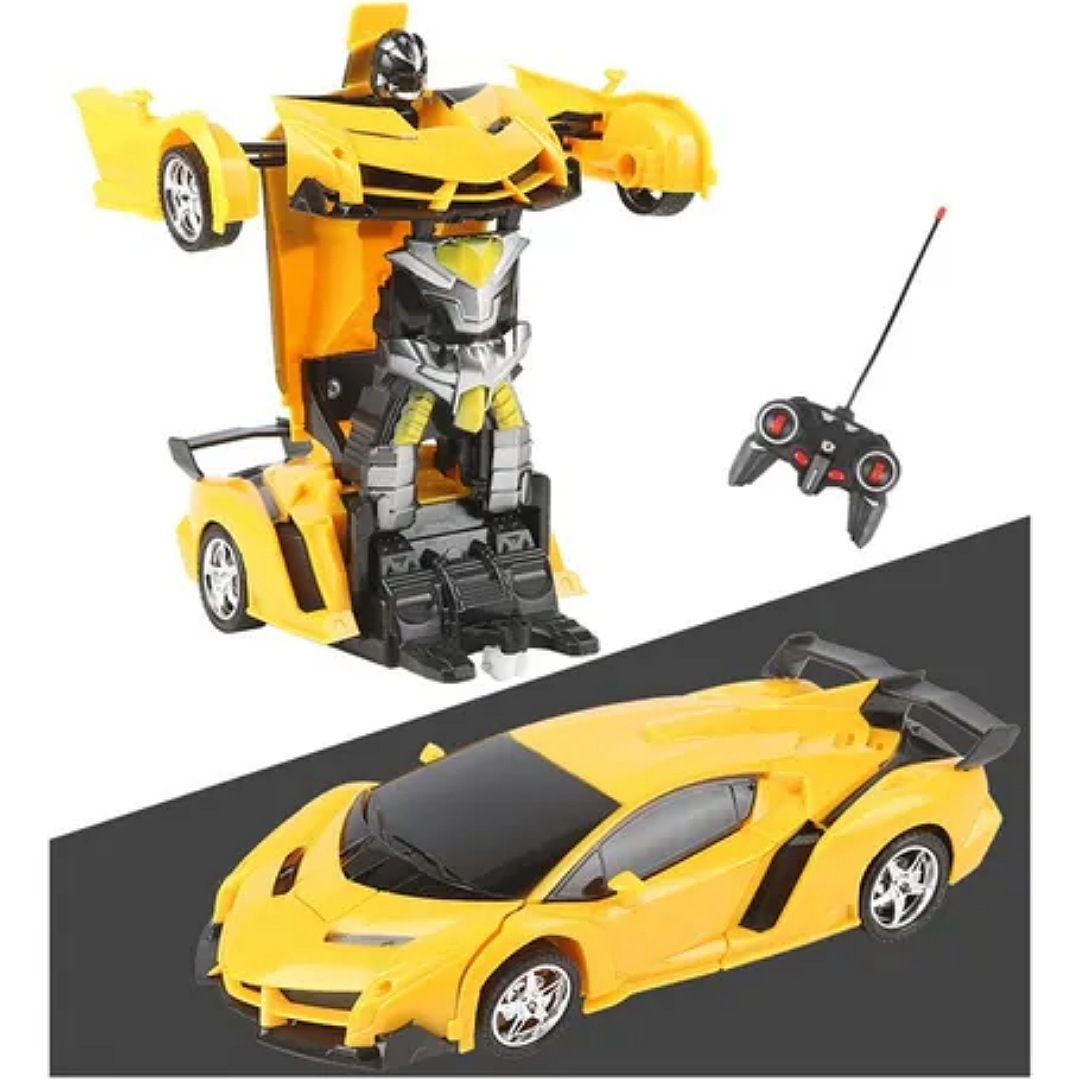 2 En 1 Eléctrico Rc Coche Deformación Robots Niños Niños Jug