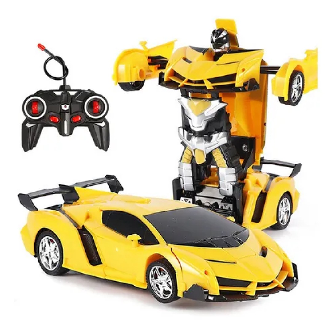 2 En 1 Eléctrico Rc Coche Deformación Robots Niños Niños Jug