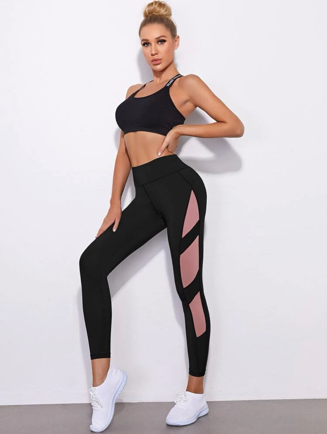Leggings Deportivo Mujer Licra Gym Mallon Casual Malla Lycra LIC-0101