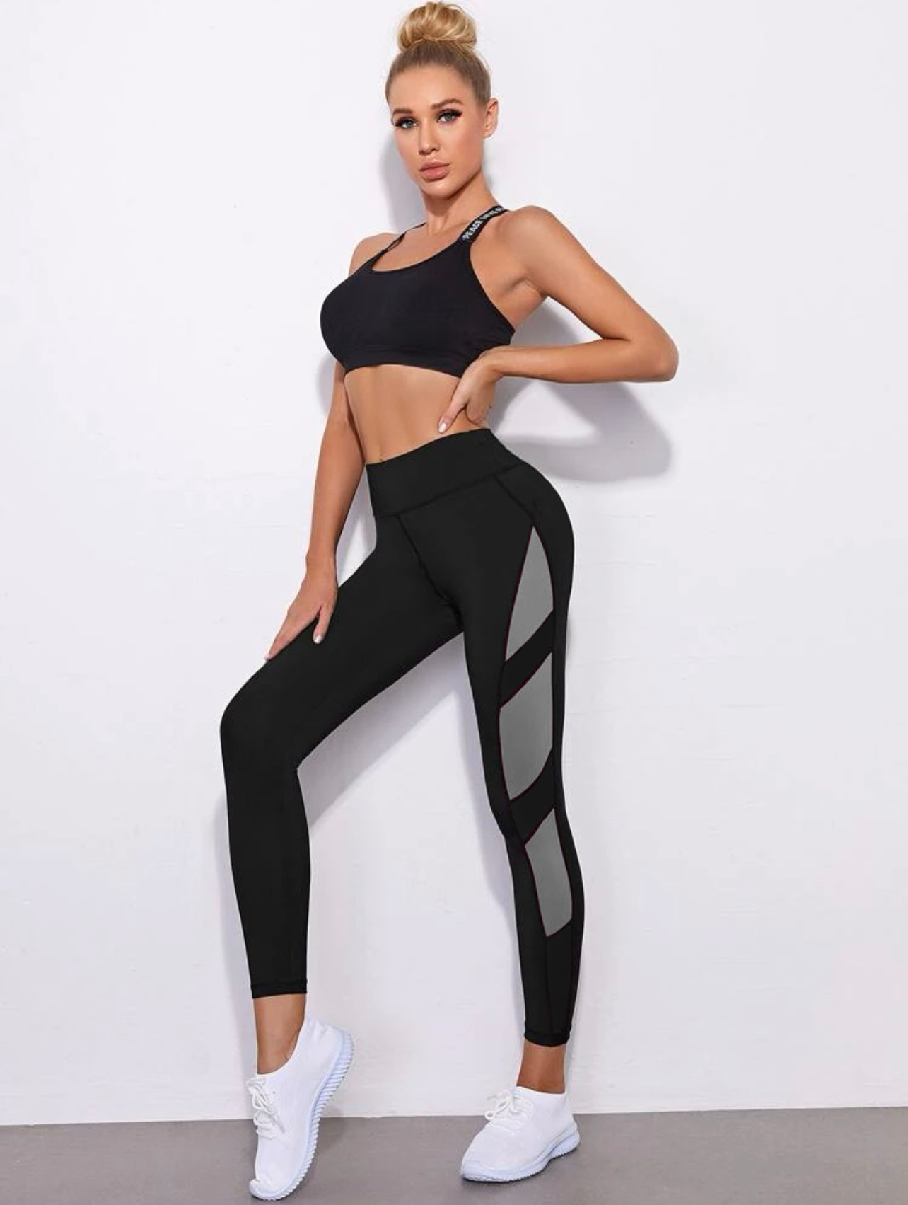 Leggings Deportivo Mujer Licra Gym Mallon Casual Malla Lycra LIC-0101