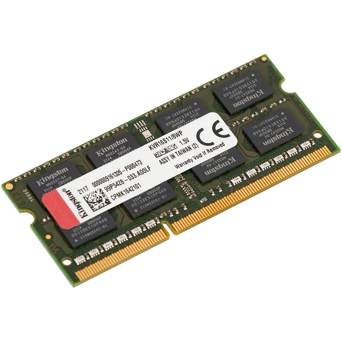Memoria Ram DDR3 Sodimm Kingston 1600MHz 8GB PC3-12800 1.5v KVR16S11/8WP