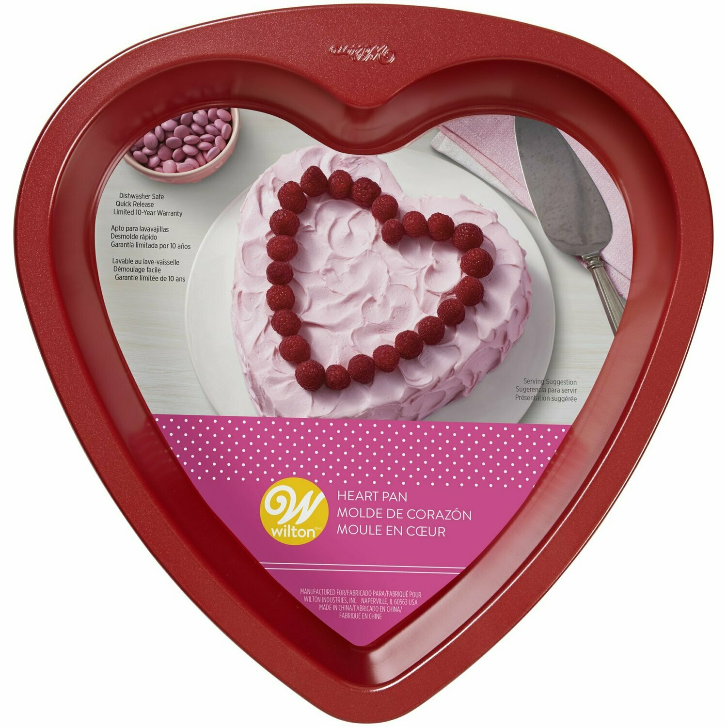 Molde Pastel Corazon Rojo 9 pulg Wilton 2105-5467