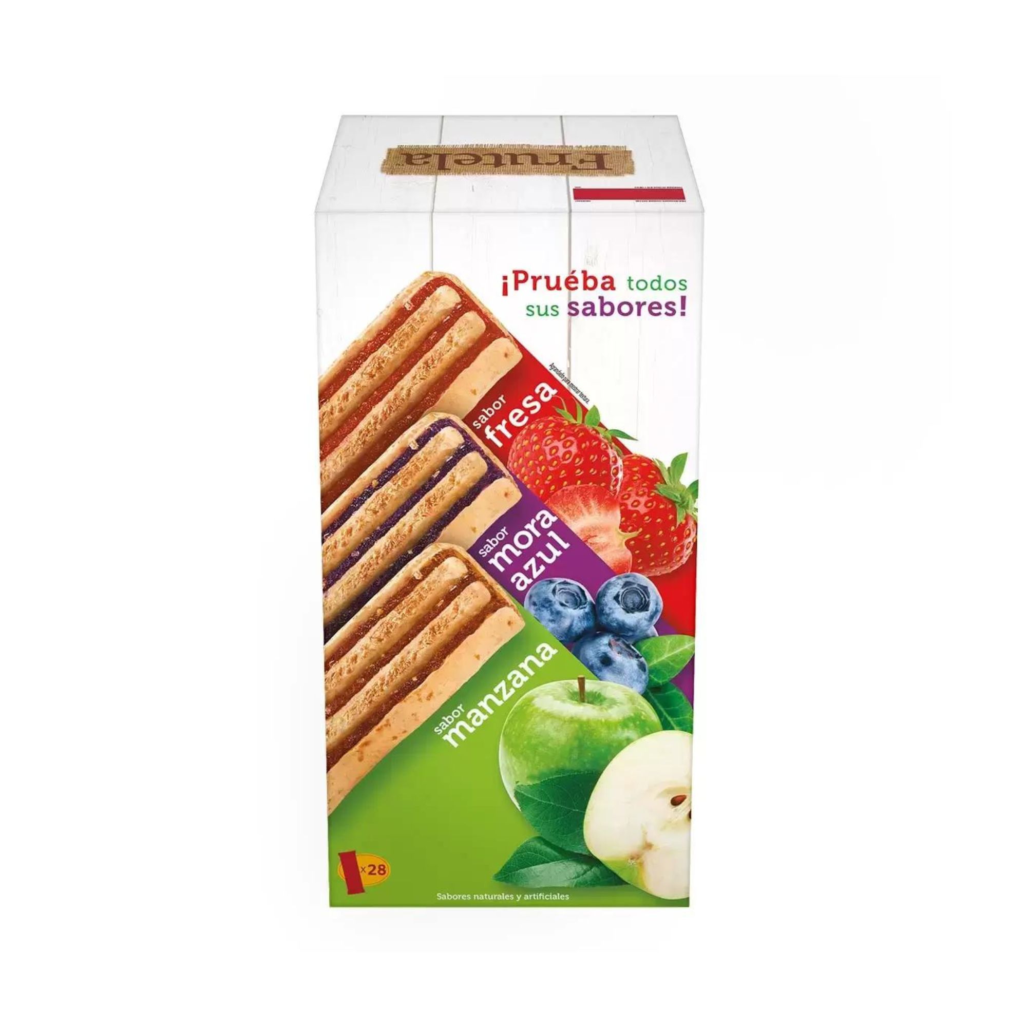 Surtido Barras Rellenas Frutela 28 pzas de 37g