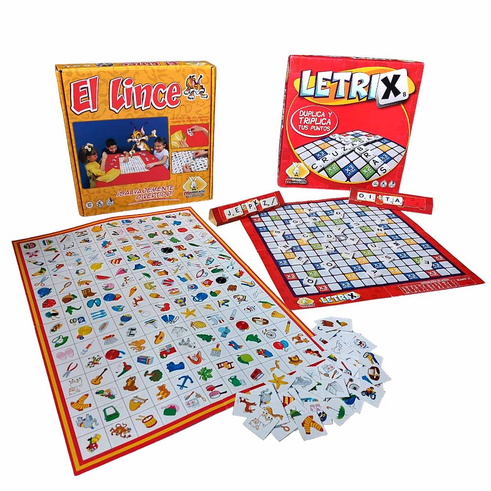 Letrix con Lince Paquete Novedades Montecarlo Familiar Didáctico 