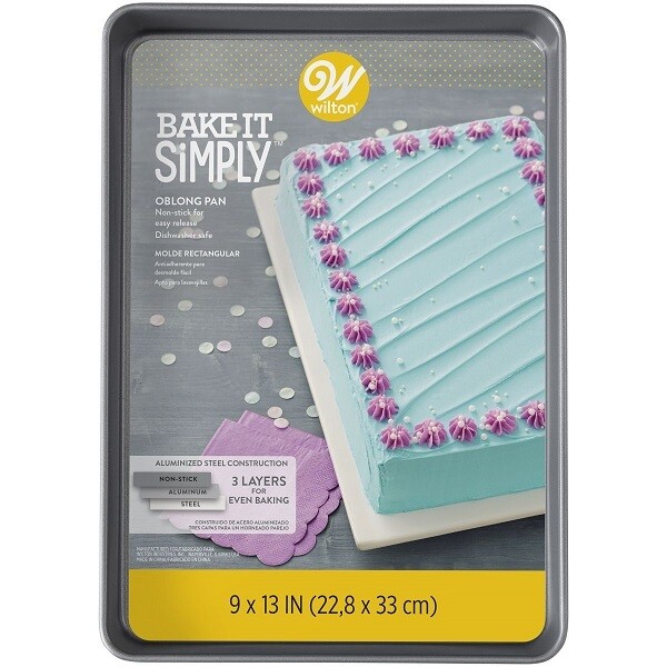Molde Para Pastel Rectangular Antiadherente Wilton 2105-9126