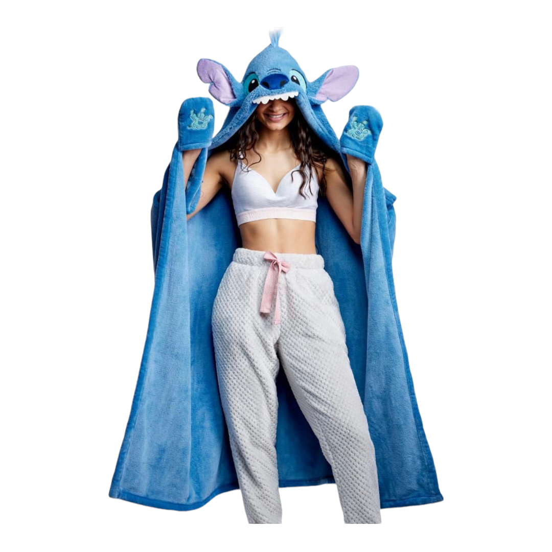 Bata De Dormir Calientita De Stitch Disney Original