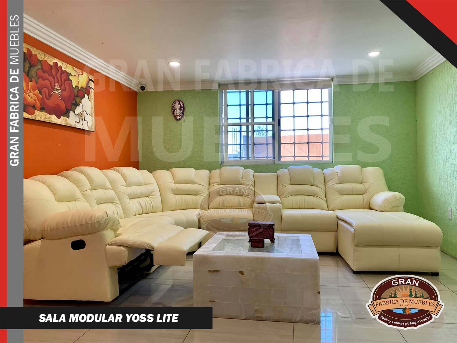 Sala Modular Esquinera Yoss Con 1 Asiento Reposet