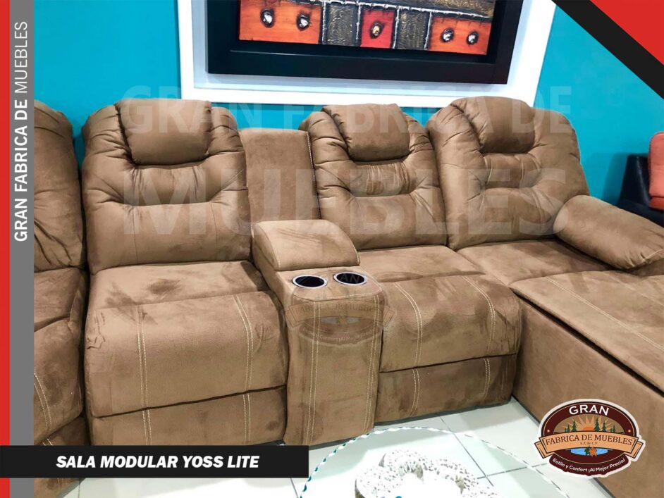 Sala Modular Esquinera Yoss Con 1 Asiento Reposet