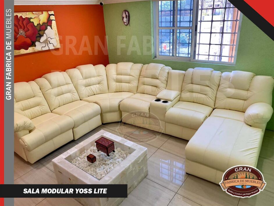 Sala Modular Esquinera Yoss Con 1 Asiento Reposet