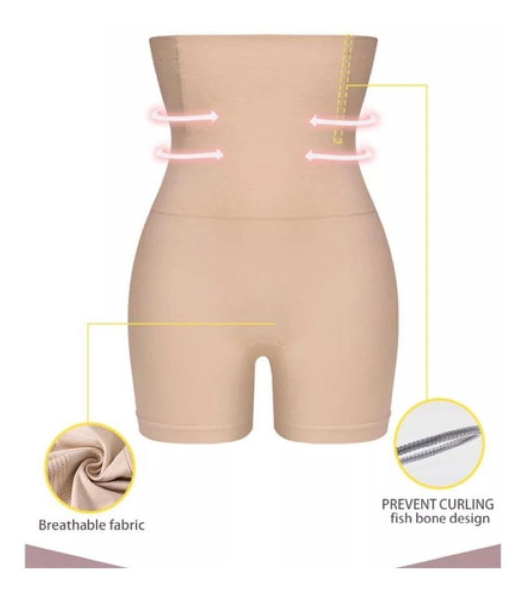 Faja Short Colombiana para Mujer reduce y comprime el abdomen y caderas  Original