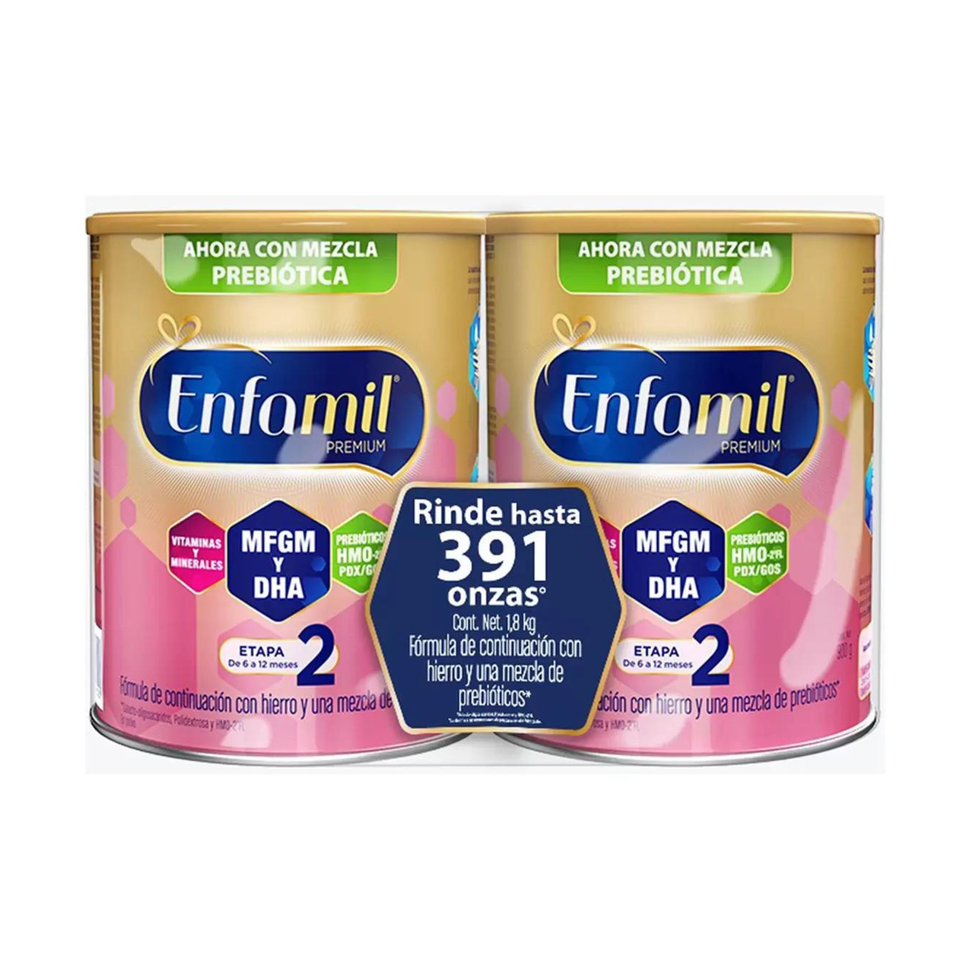 Fórmula Láctea 2 Bebés Enfamil Premium 2 de 900g