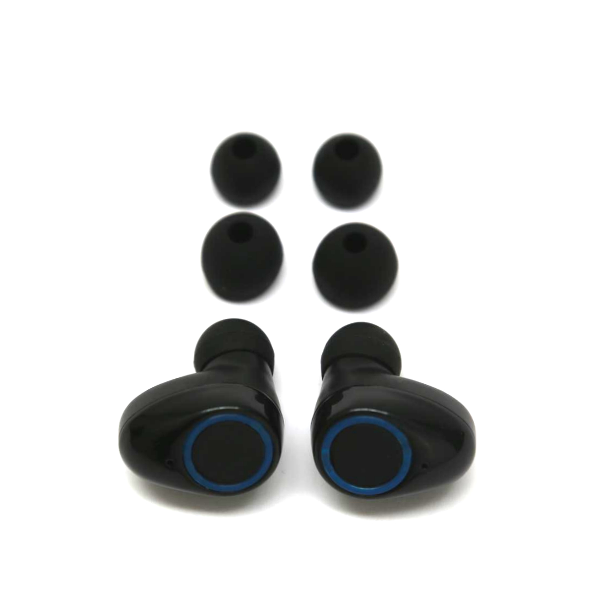 PARDELE Audifonos Inalambricos Color Negro BLK3 In Ear Audífonos Earpods Bluetooth Handsfree auriculares con Micrófono para Ejercicio
