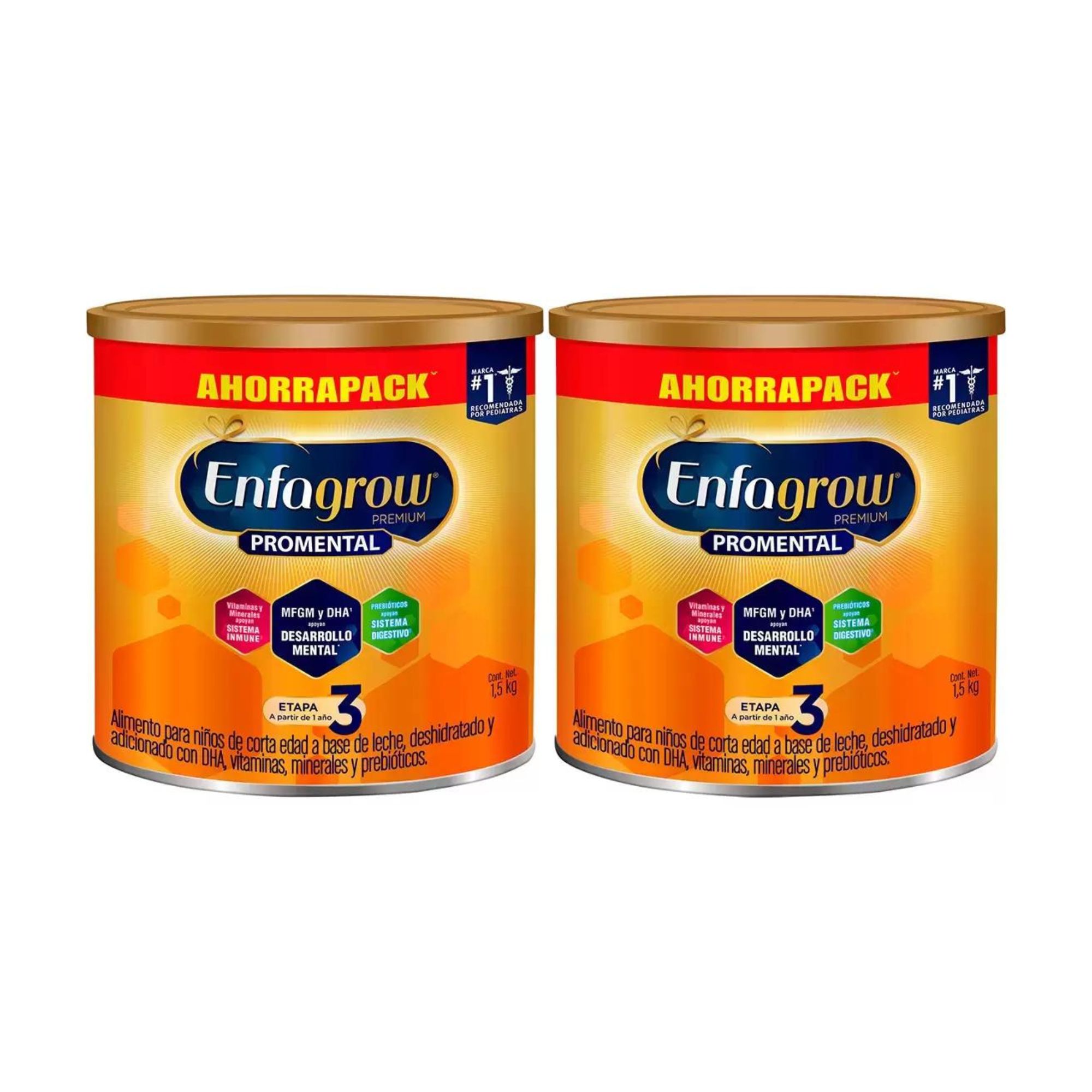 Fórmula Láctea 3 Niños Enfagrow Premium Promental 2 de 1.5 Kg