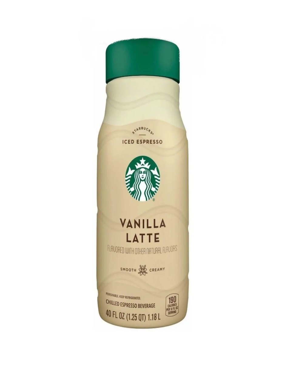 Iced Espresso Starbucks Vanilla Latte 