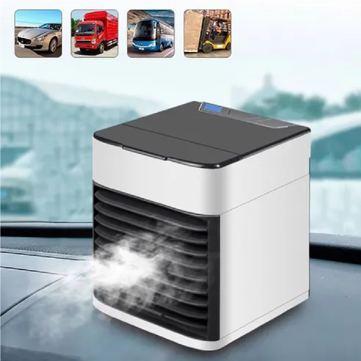 Mini Aire Acondicionado Portatil Enfriador Blanco