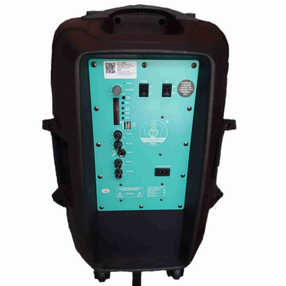 Bafle Bluetooth De 15 Pulgadas 40 W RMS Concerto CSA-5715