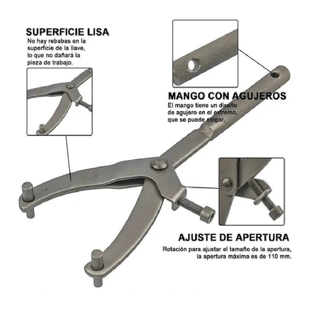 Llave Y Extractor De Clutch Polea Embrague Centrifugo Motos