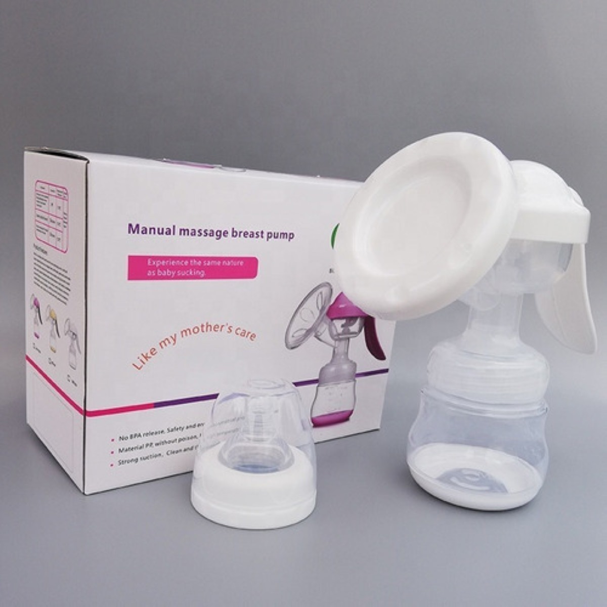 Sacaleches Manual Almacenamiento Y Alimentación Transparente