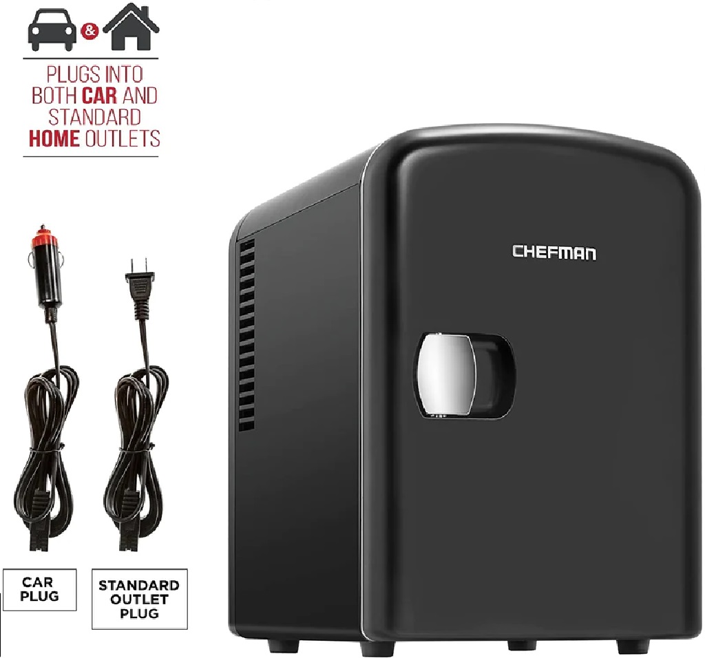 Mini Refrigerador Portátil Chefman RJ48-BLACK-4