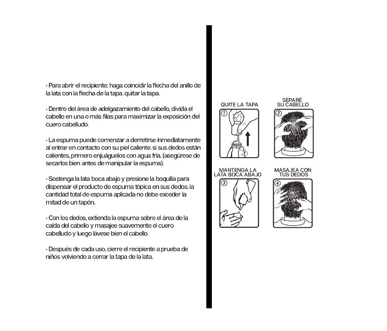 Minoxidil Kirkland 5% Foam Espuma para Perdida de Cabello Tratamiento 6 Meses