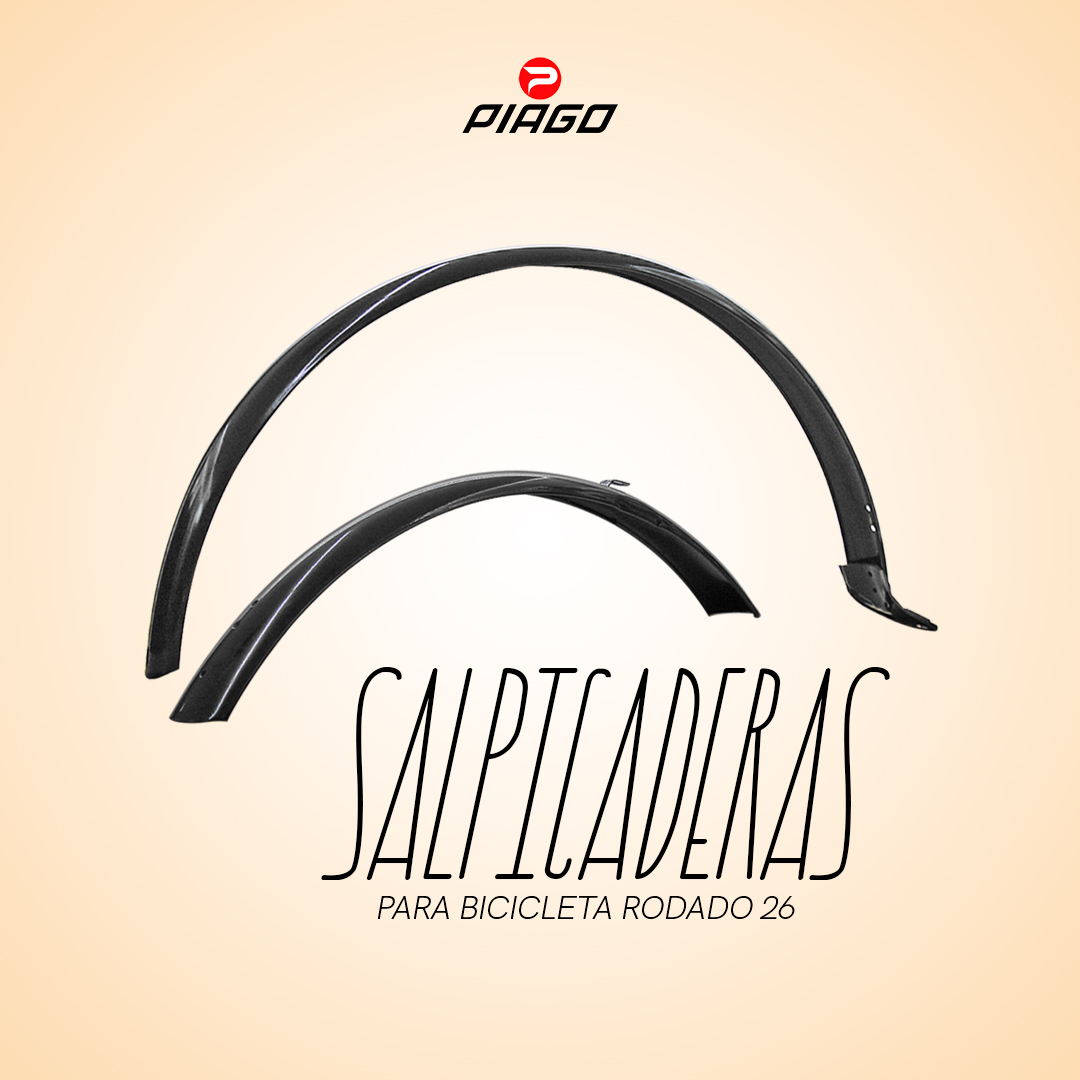 Salpicaderas Bicicleta Guardabarros Acero Retro Vintage Negras