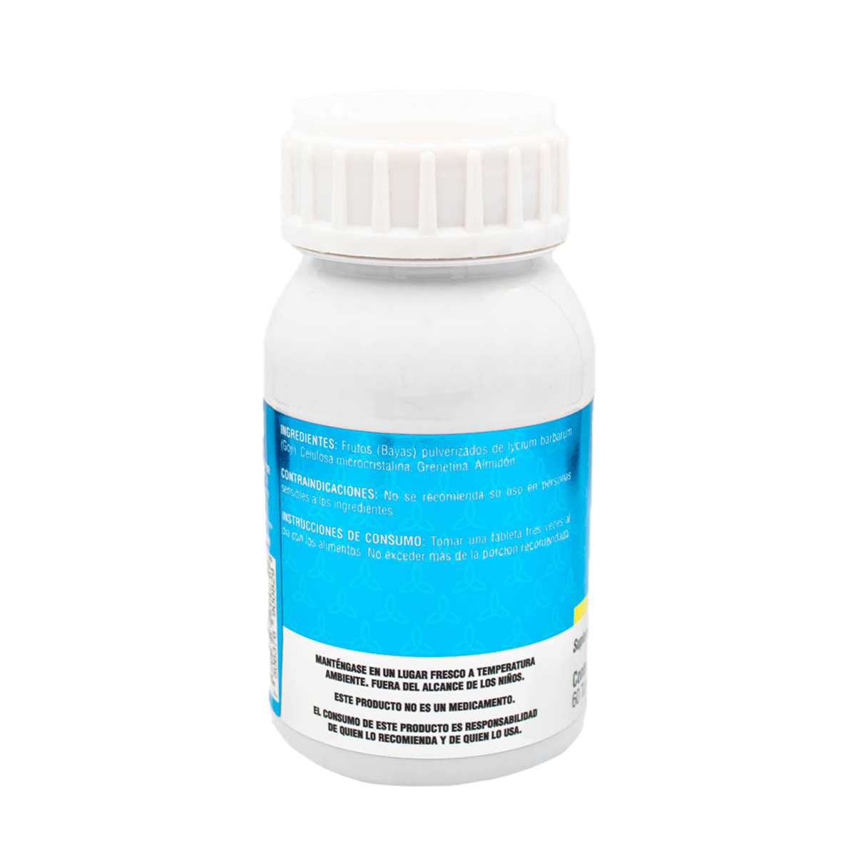 Suplemento alimenticio, Bayas de Goji, 100% natural con antioxidantes, 60 tabl