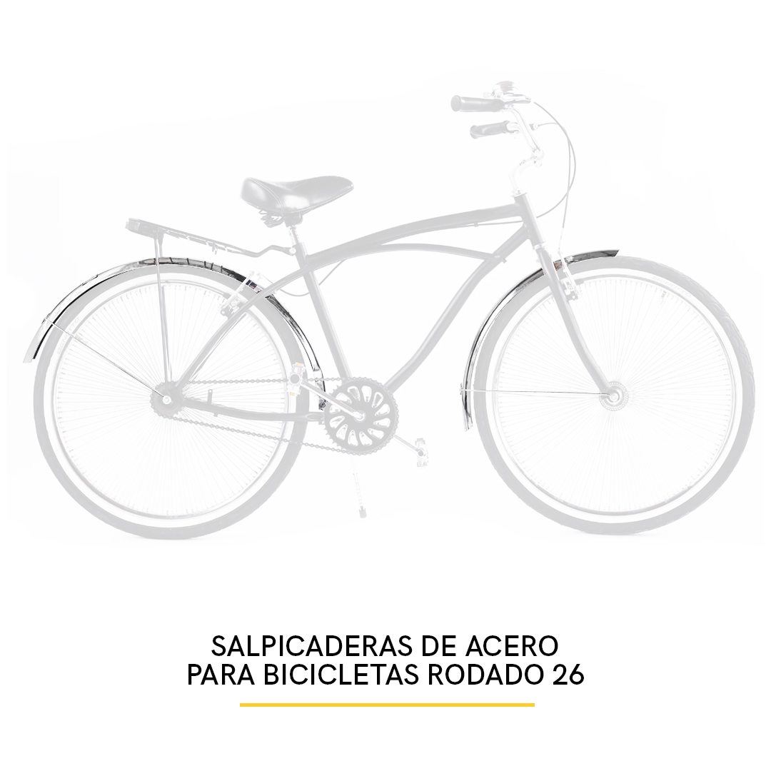 Salpicaderas para bicicleta online de montaña rodada 26