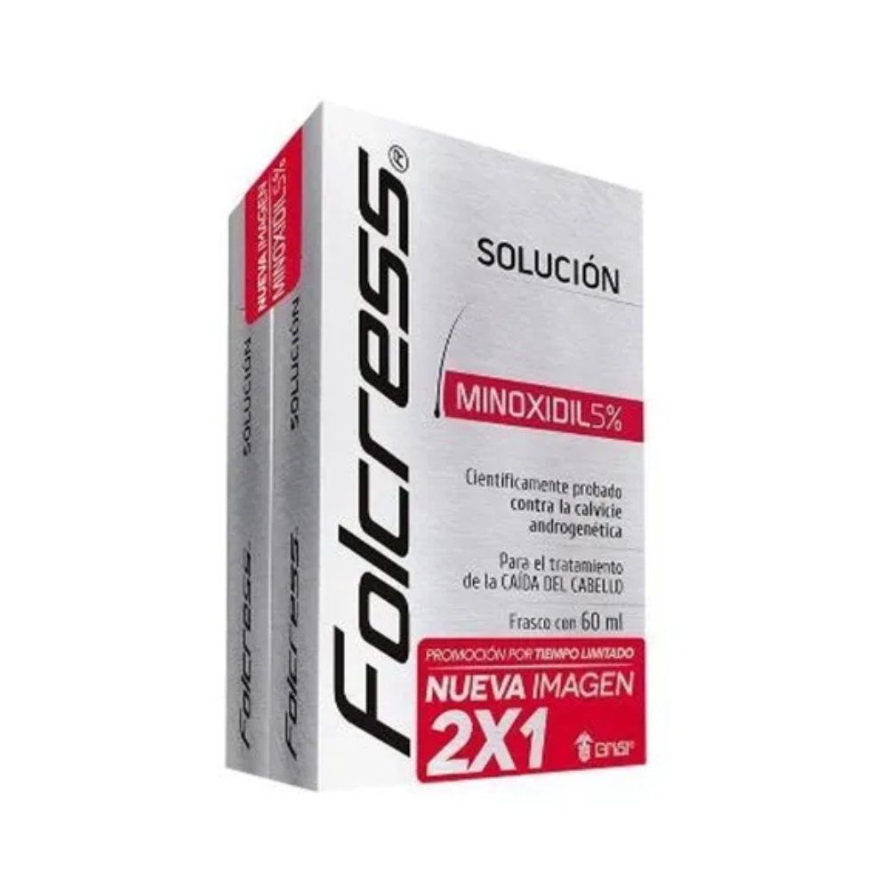 Folcress 5% 2X1 Tratamiento para cabello 60ml
