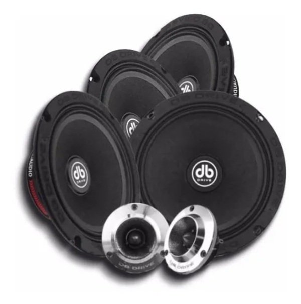 Paquete Set De Medios Pro6k4m Db Drive 6.5 Pulgadas + Tw