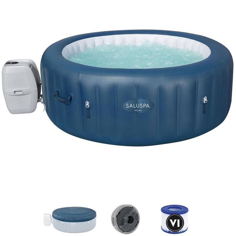 Alberca Jacuzzi Spa Hidromasaje Inflable 4 Personas Bestway