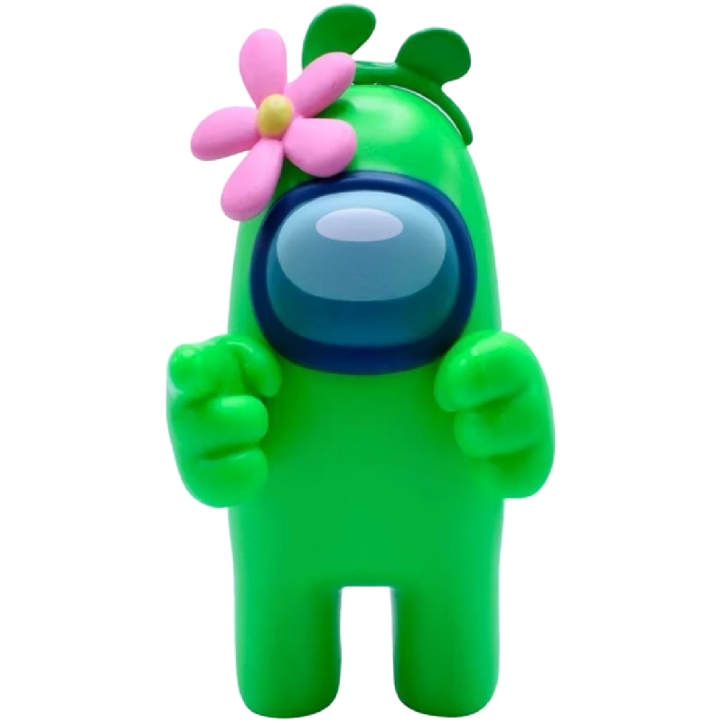 Figura Coleccionable Y Piezas Intercambiables Among Us Verde