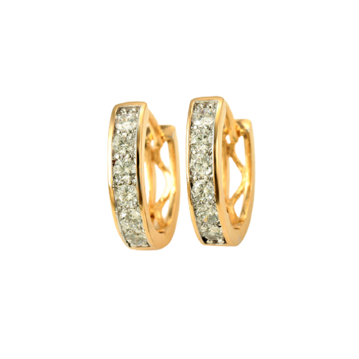 Aretes Mujer Elegantes Bicolor Oro Laminado 18k Hipoalergenicos Pendientes de Moda
