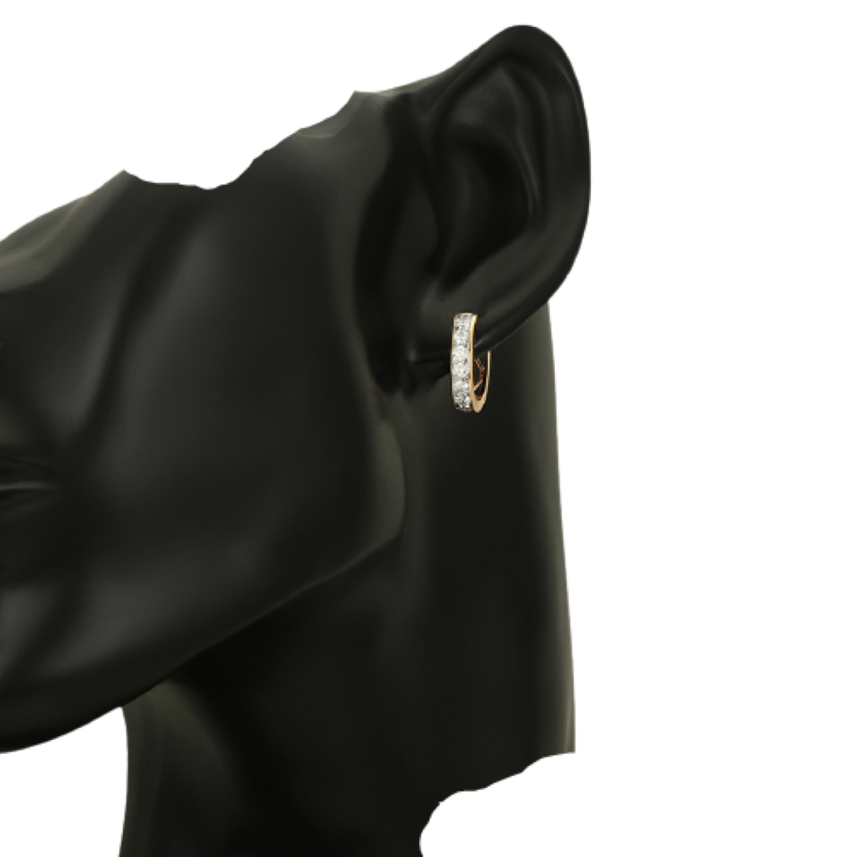 Aretes Mujer Elegantes Bicolor Oro Laminado 18k Hipoalergenicos Pendientes de Moda