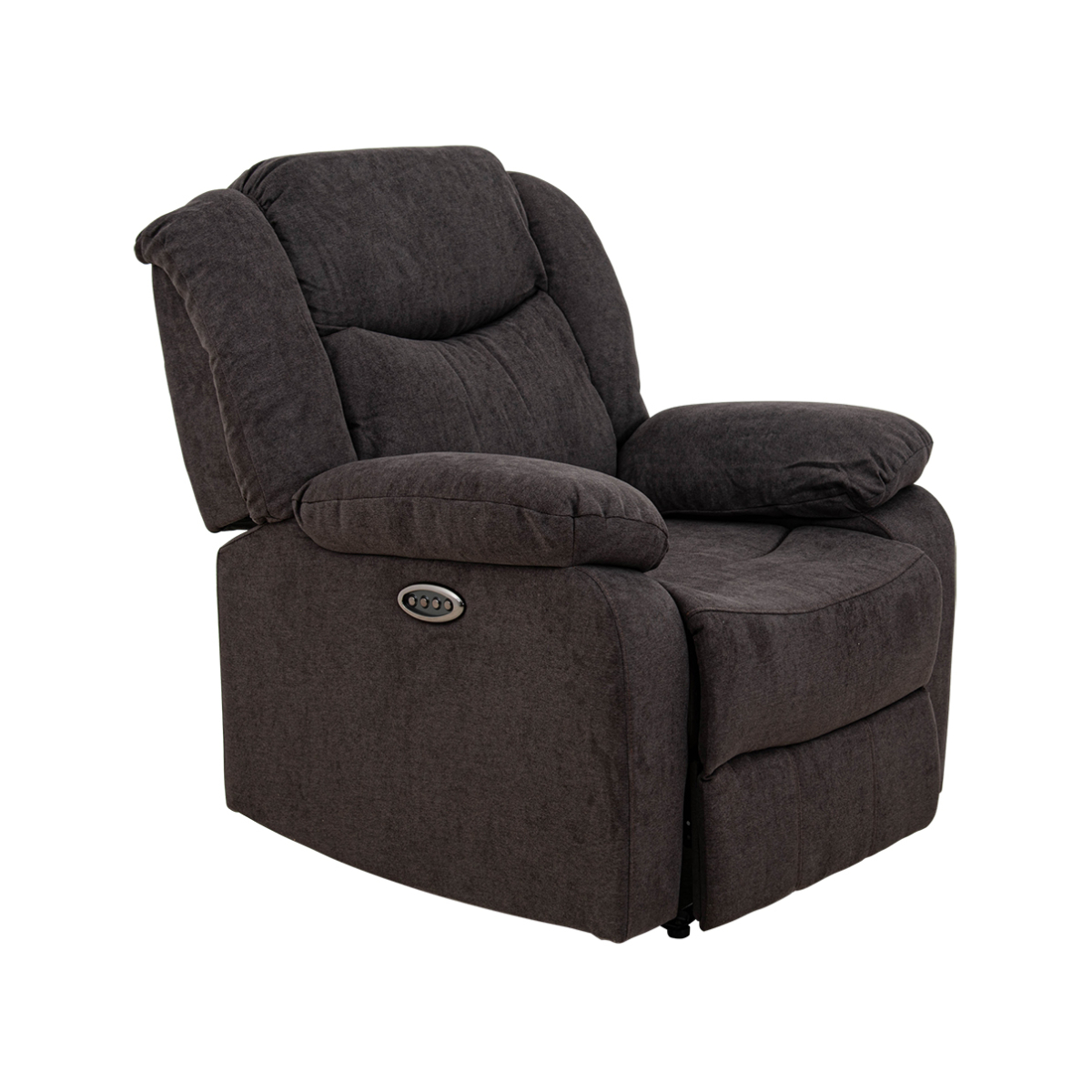 sillón reclinable fargo con reposacabezas eléctrico (headrest) de tela  color taupe